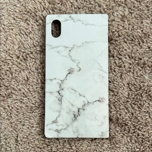 Marble Design iPhone XR Case - White